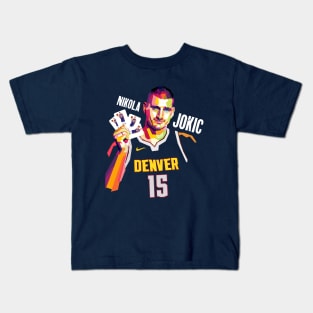 Nikola Jokic WPAP Kids T-Shirt